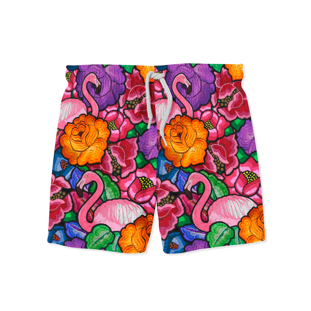 Traje de baño niño short Tehuana Tropical