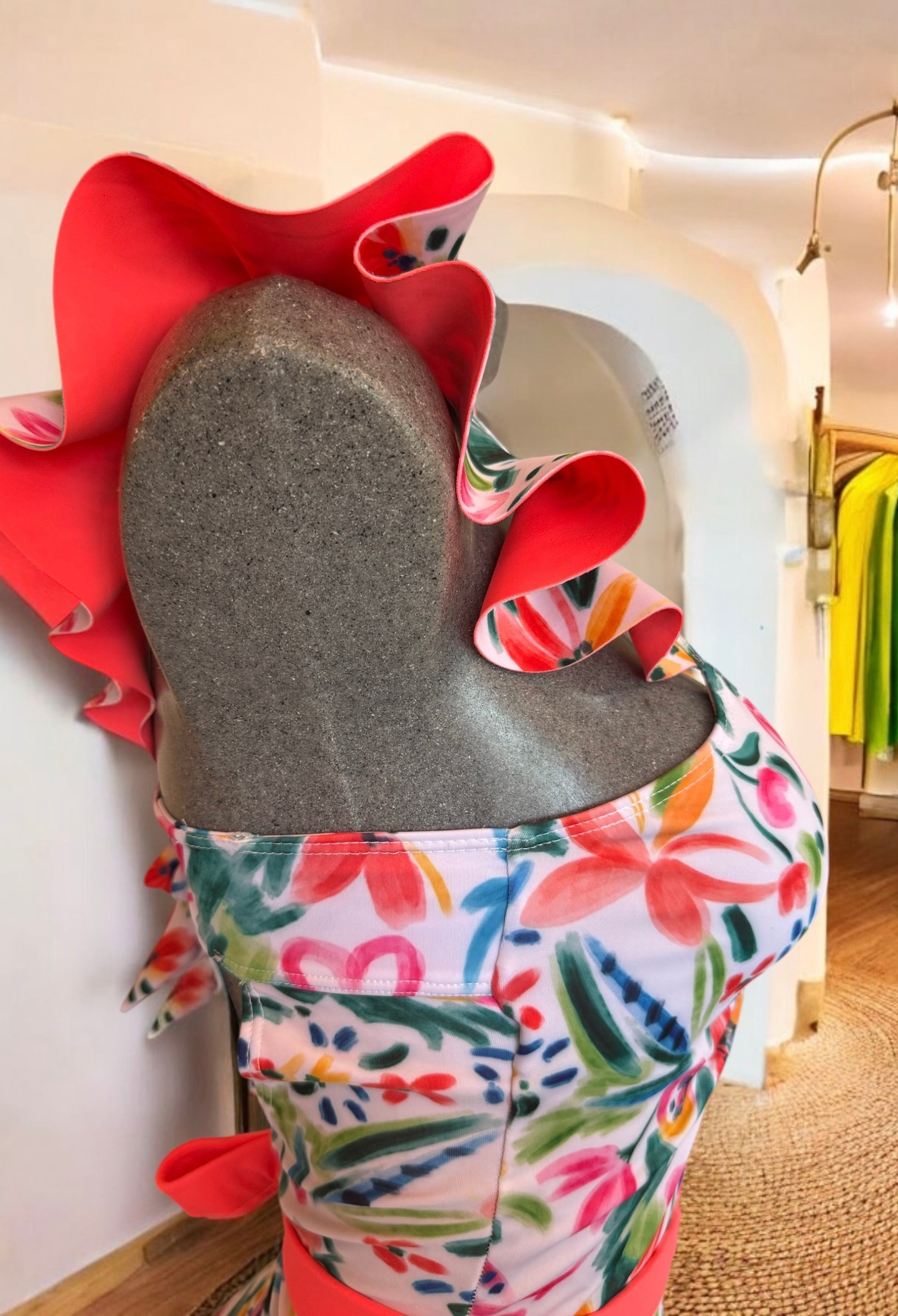 Traje de baño dama entero control abdominal Acuarela