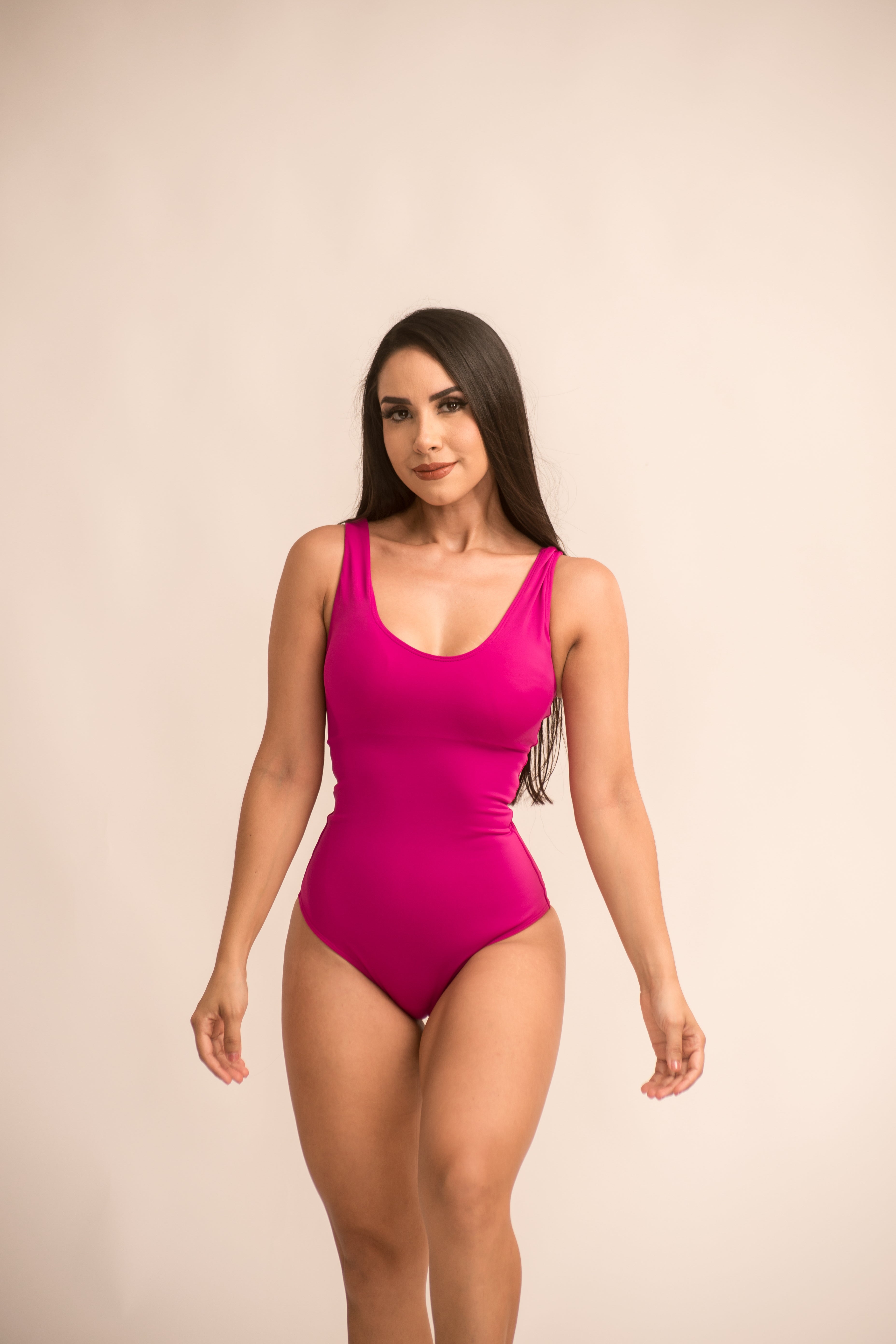 One-piece asymmetrical lady swimsuit Quetzal Chiffon