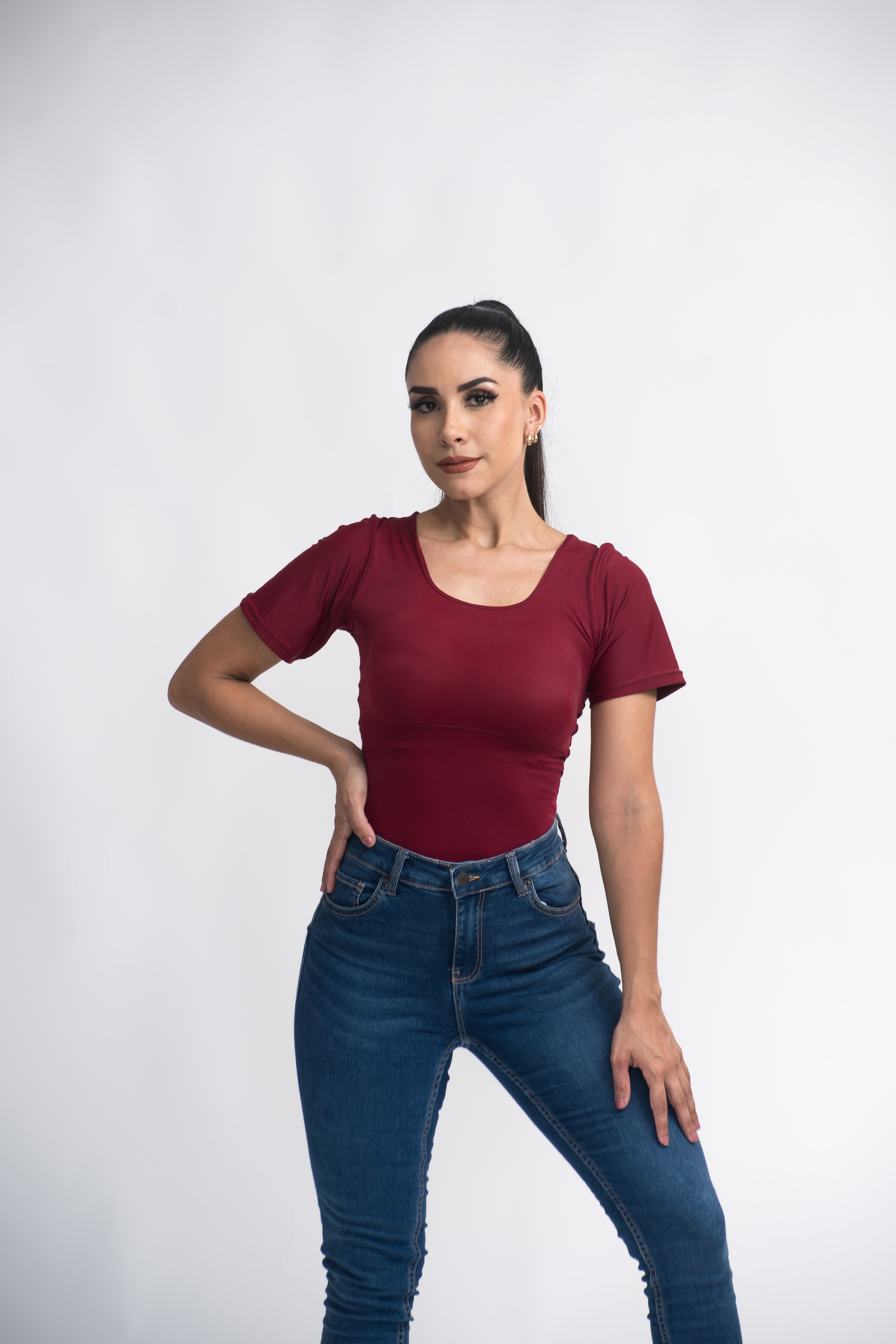 Body Reductor con mangas vino
