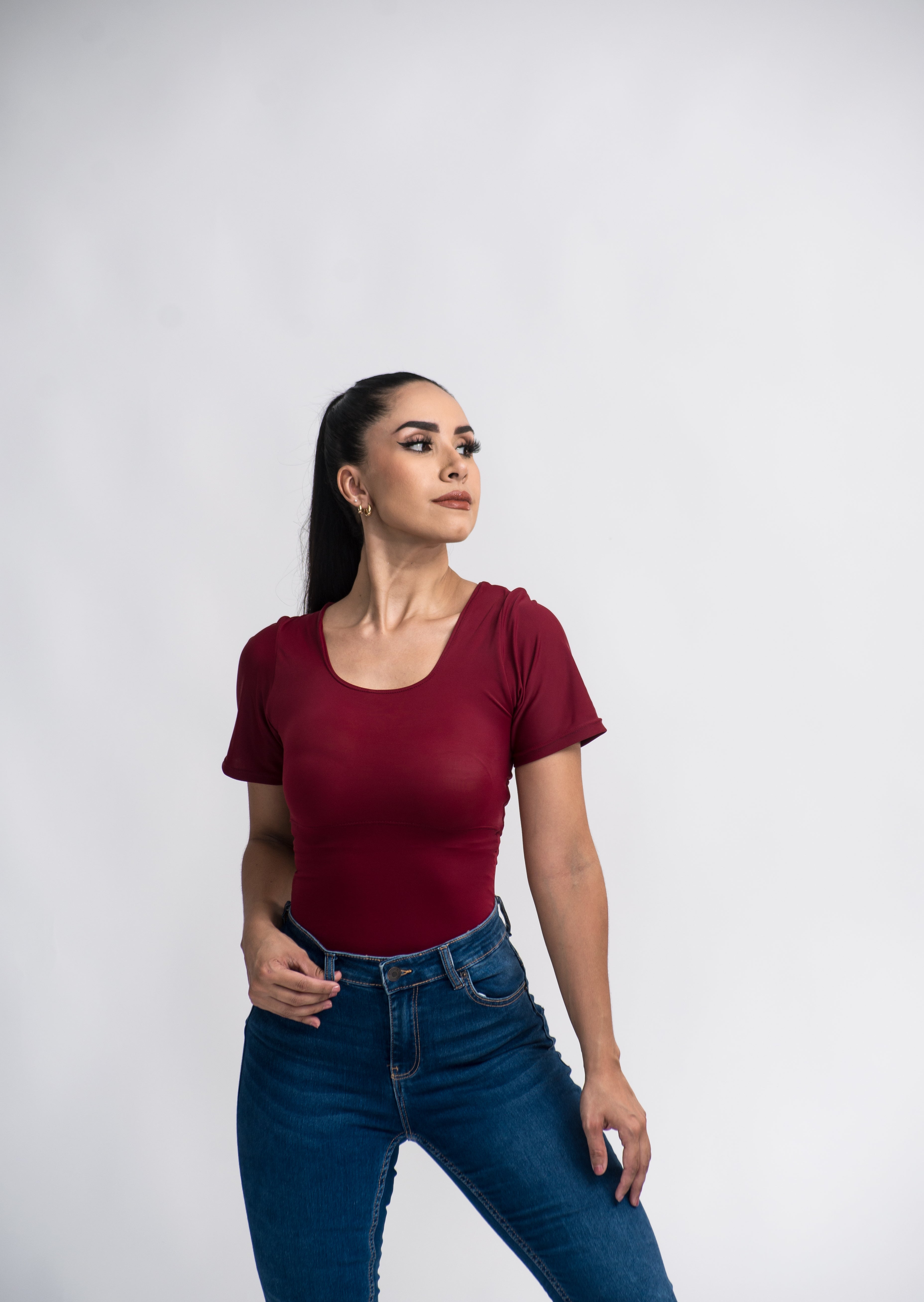 Body Reductor con mangas vino