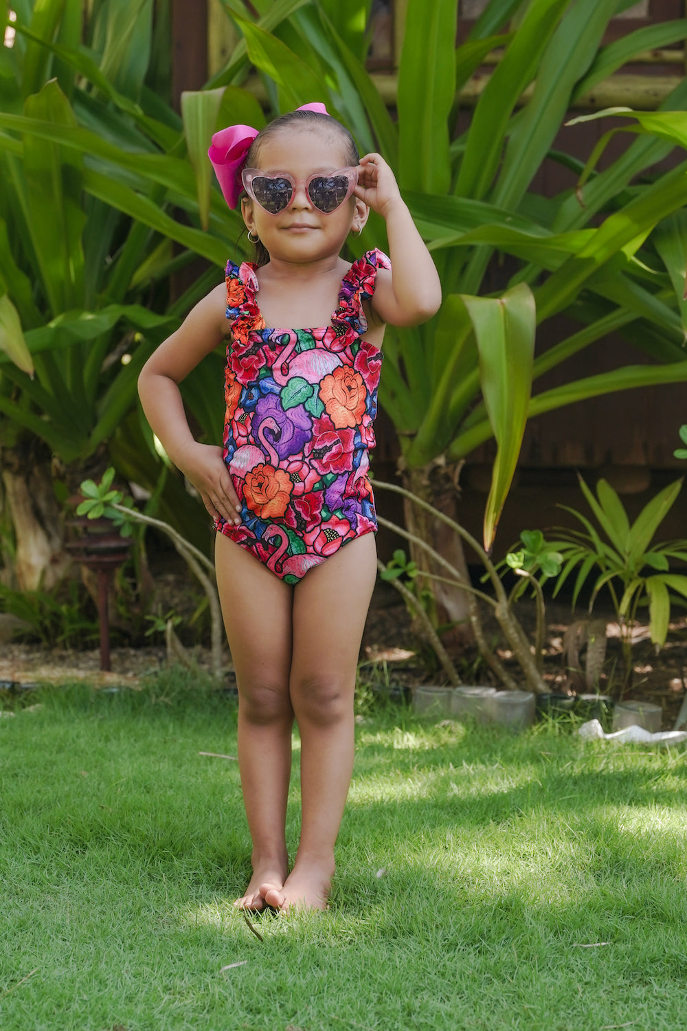 Traje de baño niña Tehuana Tropical