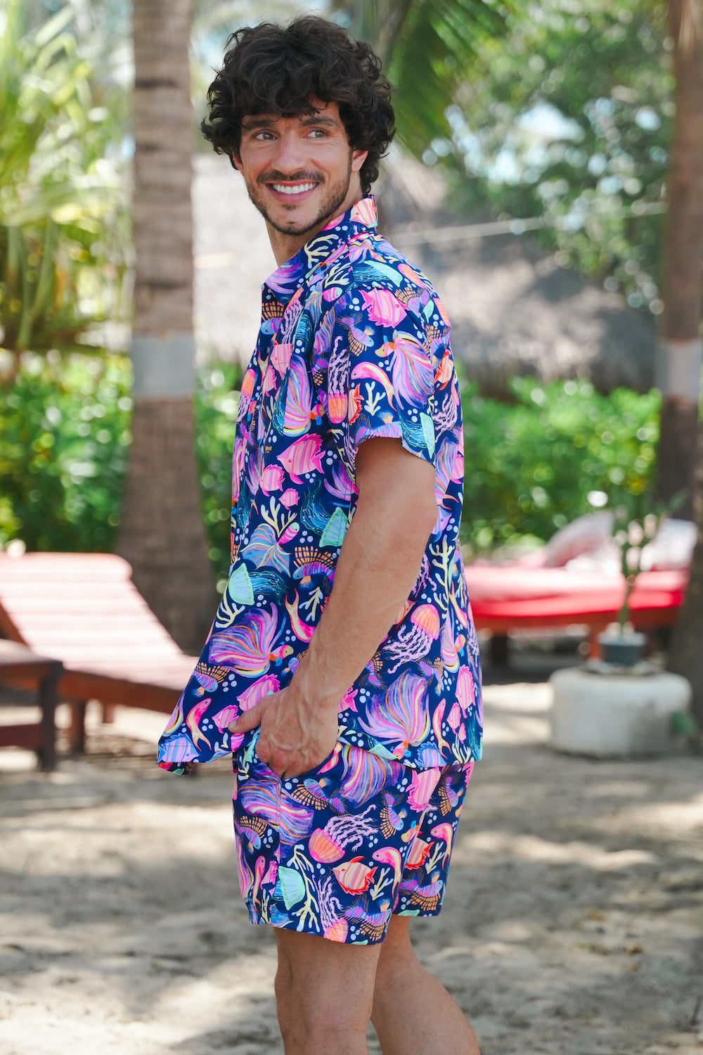 Caballero camisa Arrecife
