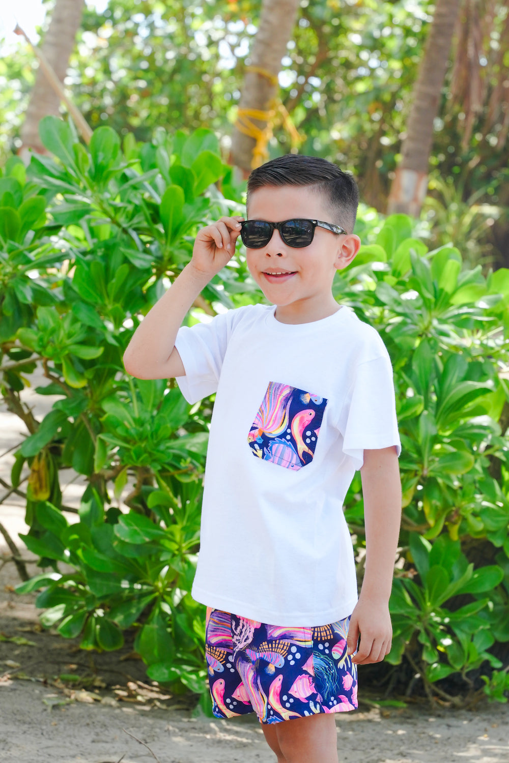 Playera personalizada niño Arrecife.