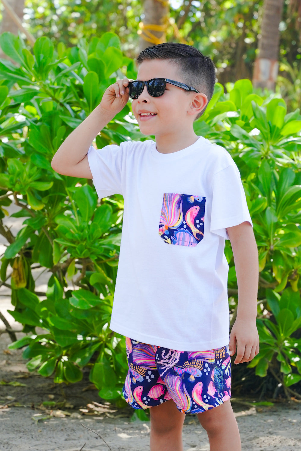 Playera personalizada niño Arrecife.