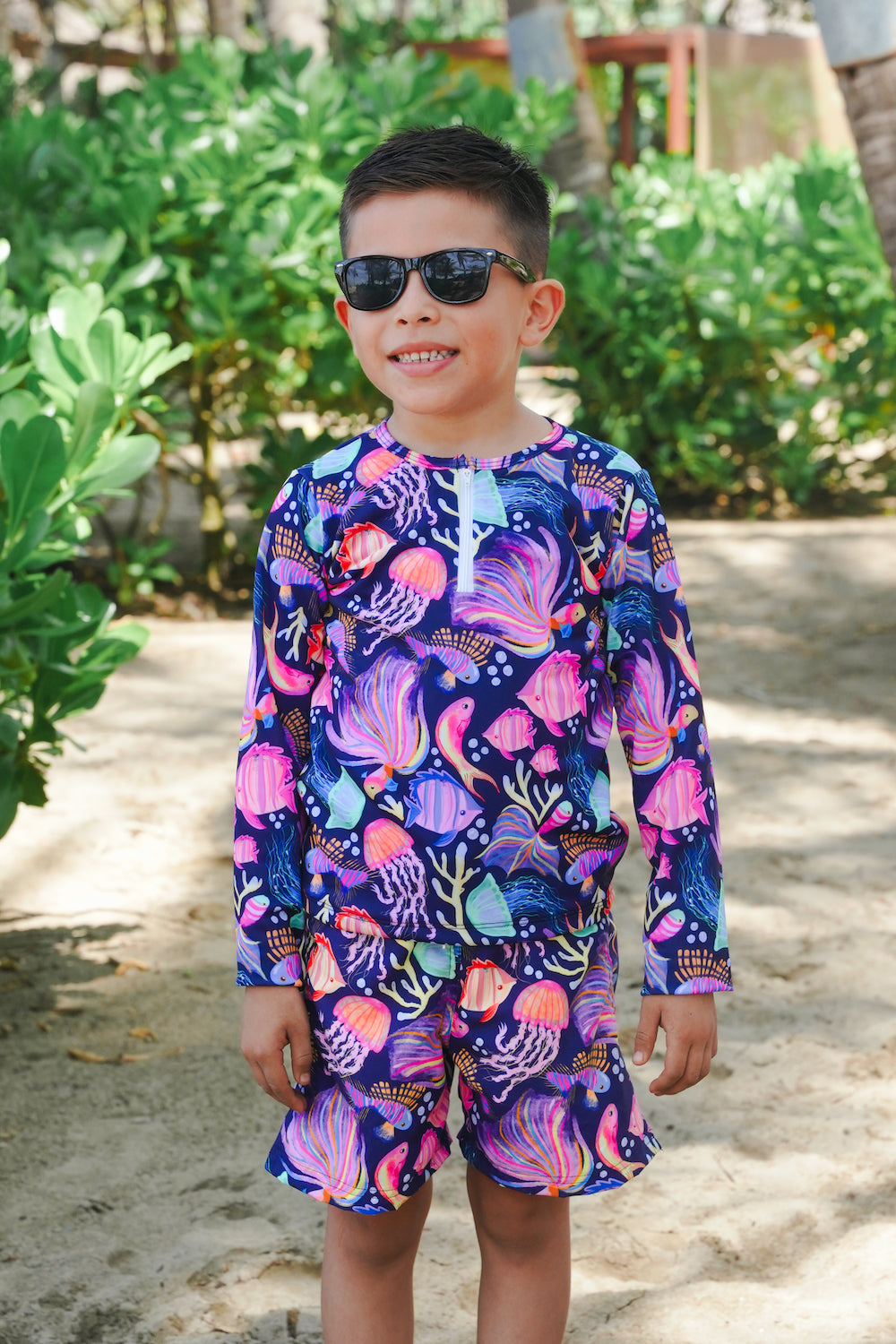 Traje de baño niño short Arrecife
