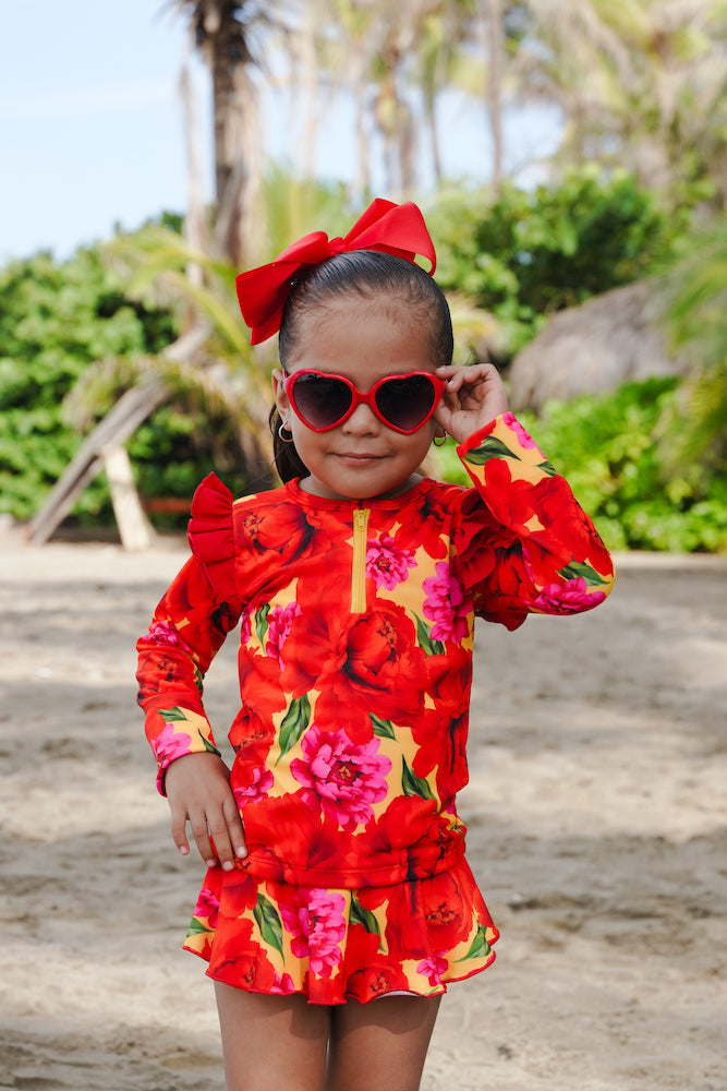 Traje de baño niña Tropicana