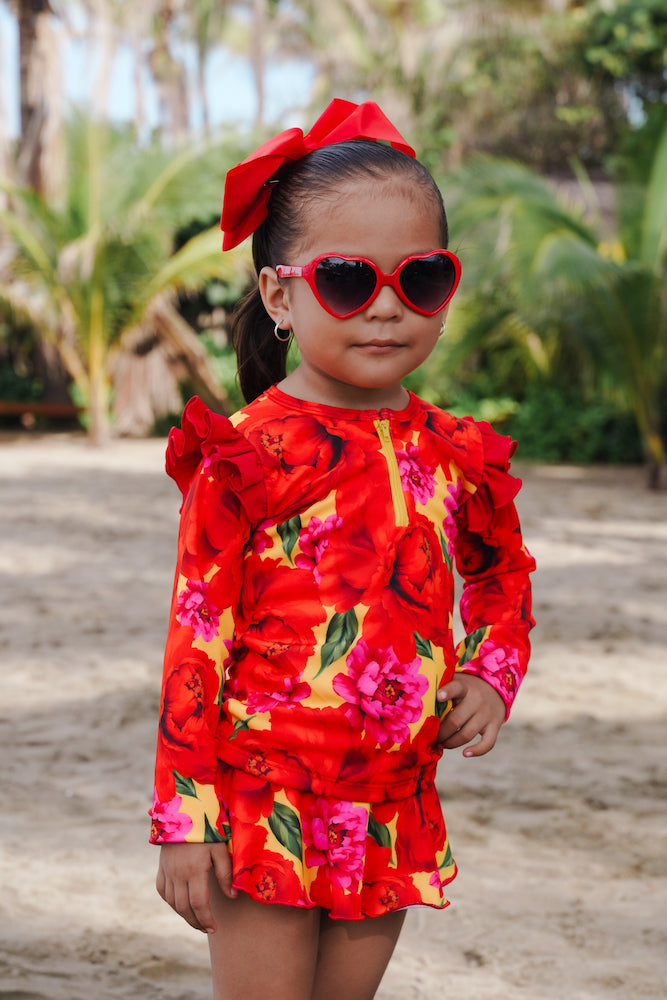 Traje de baño niña Tropicana