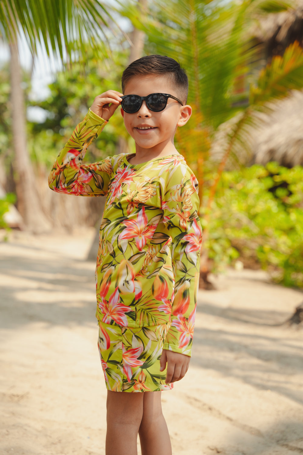 Aloha boy short swimsuit