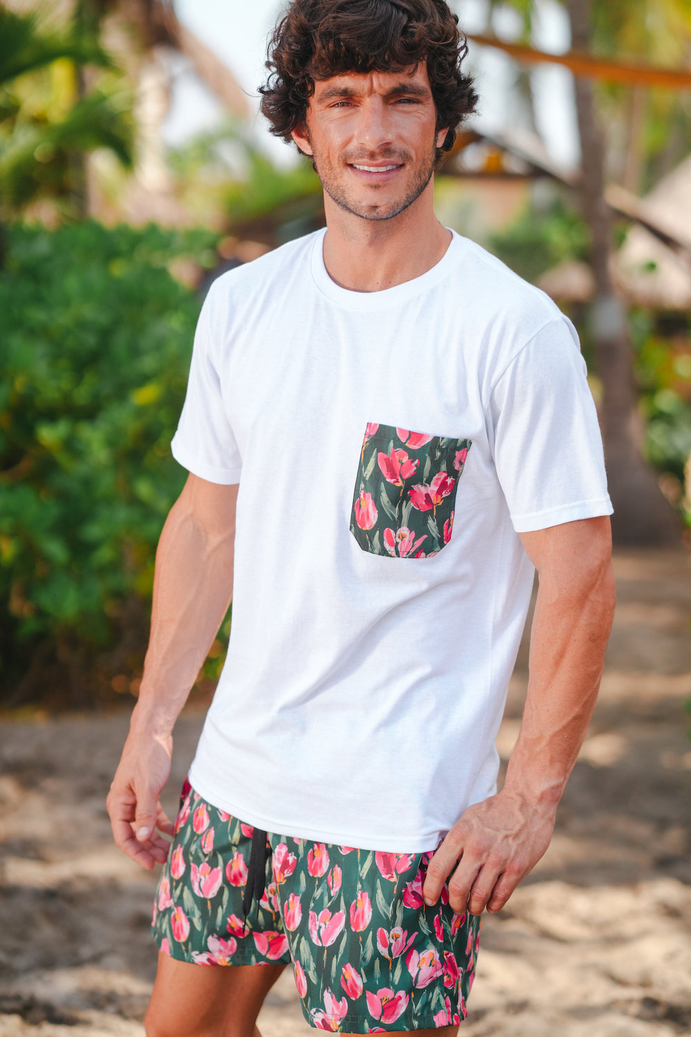Playera personalizada caballero Tulipán