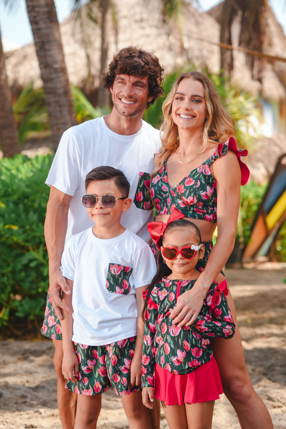 Traje de baño niño short Tulipán