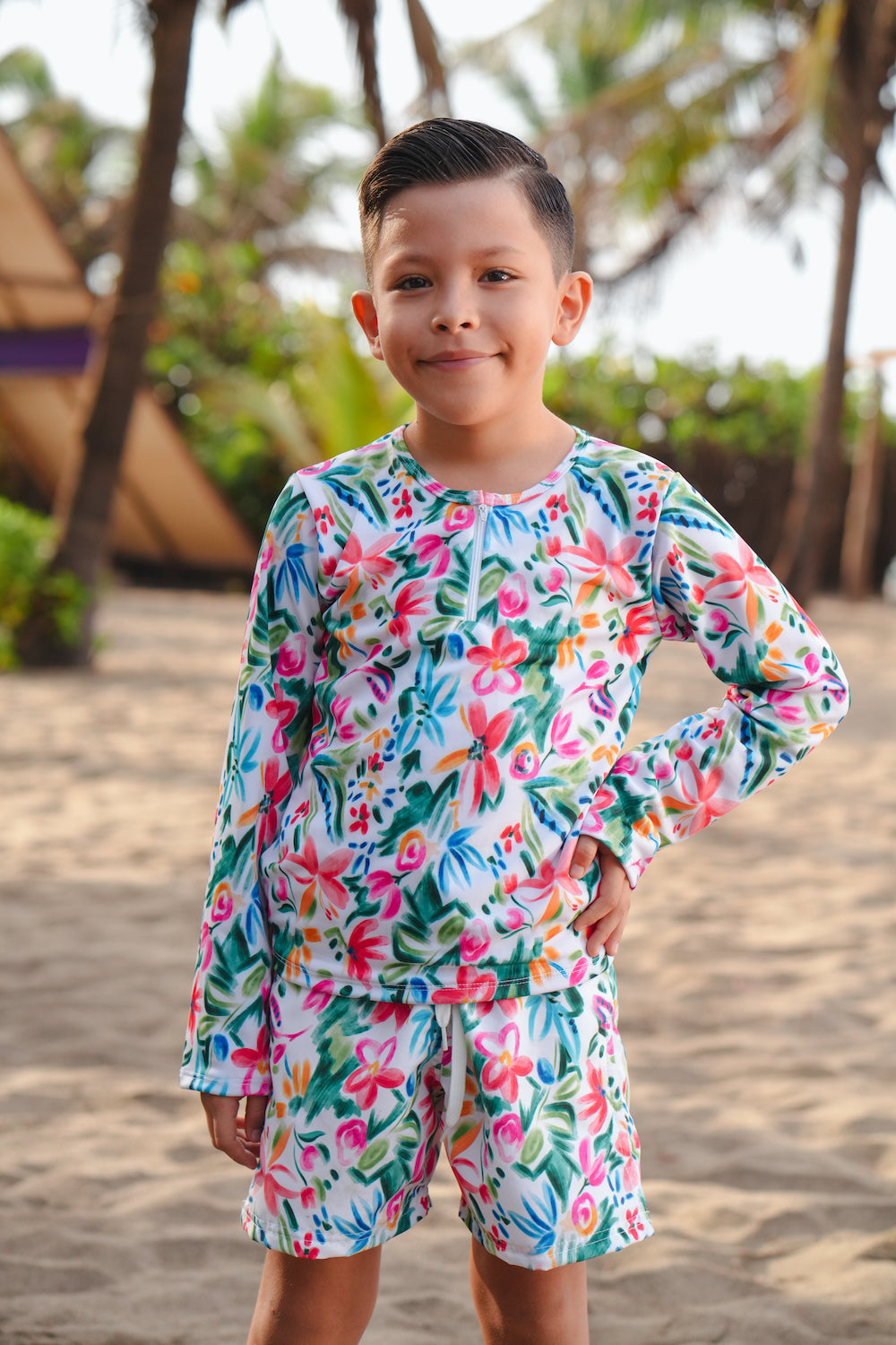 Amalfi kid's rashguard - The shorts are sold separately