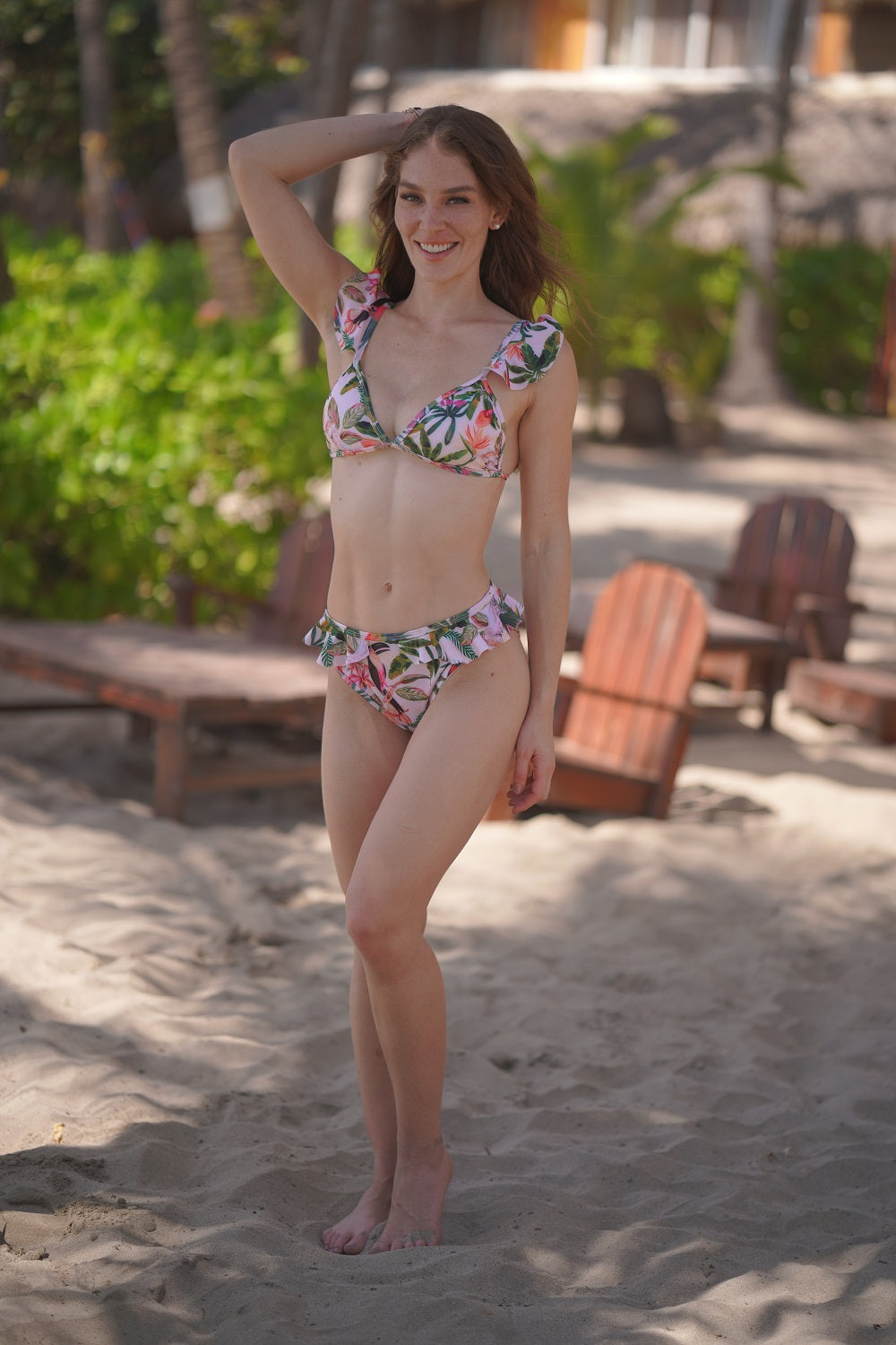 Lady bikini swimsuit Xcaret