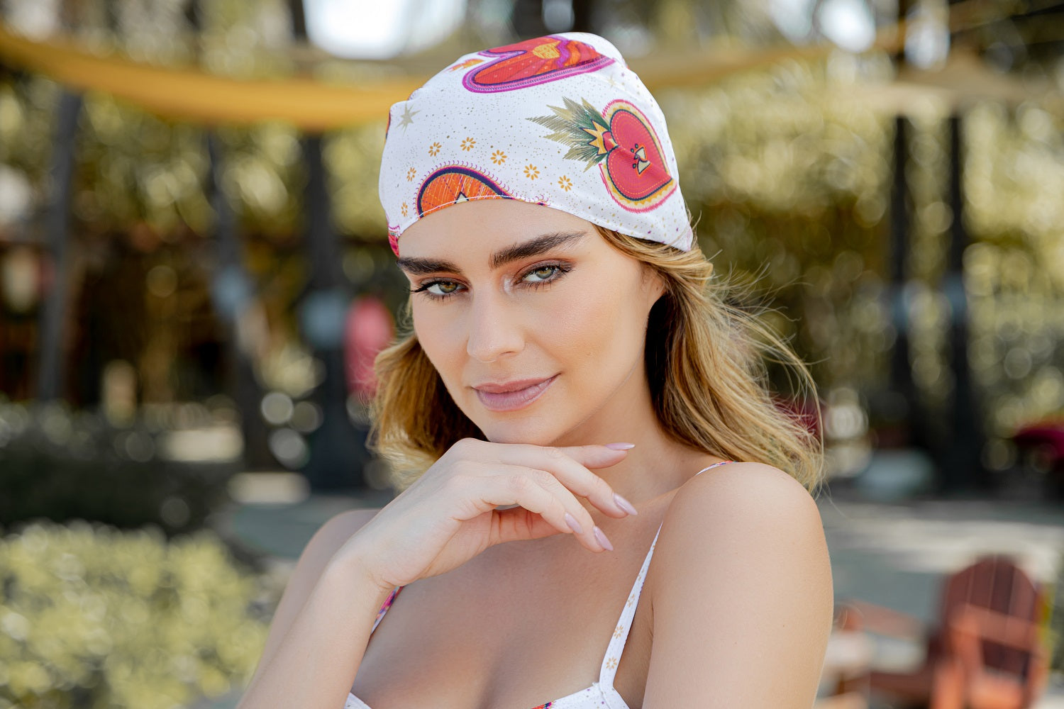 Pañoleta Milagritos mexicanos blanco