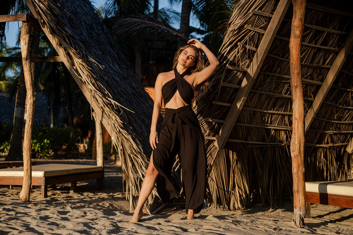 Beach outlet lady set Aria black