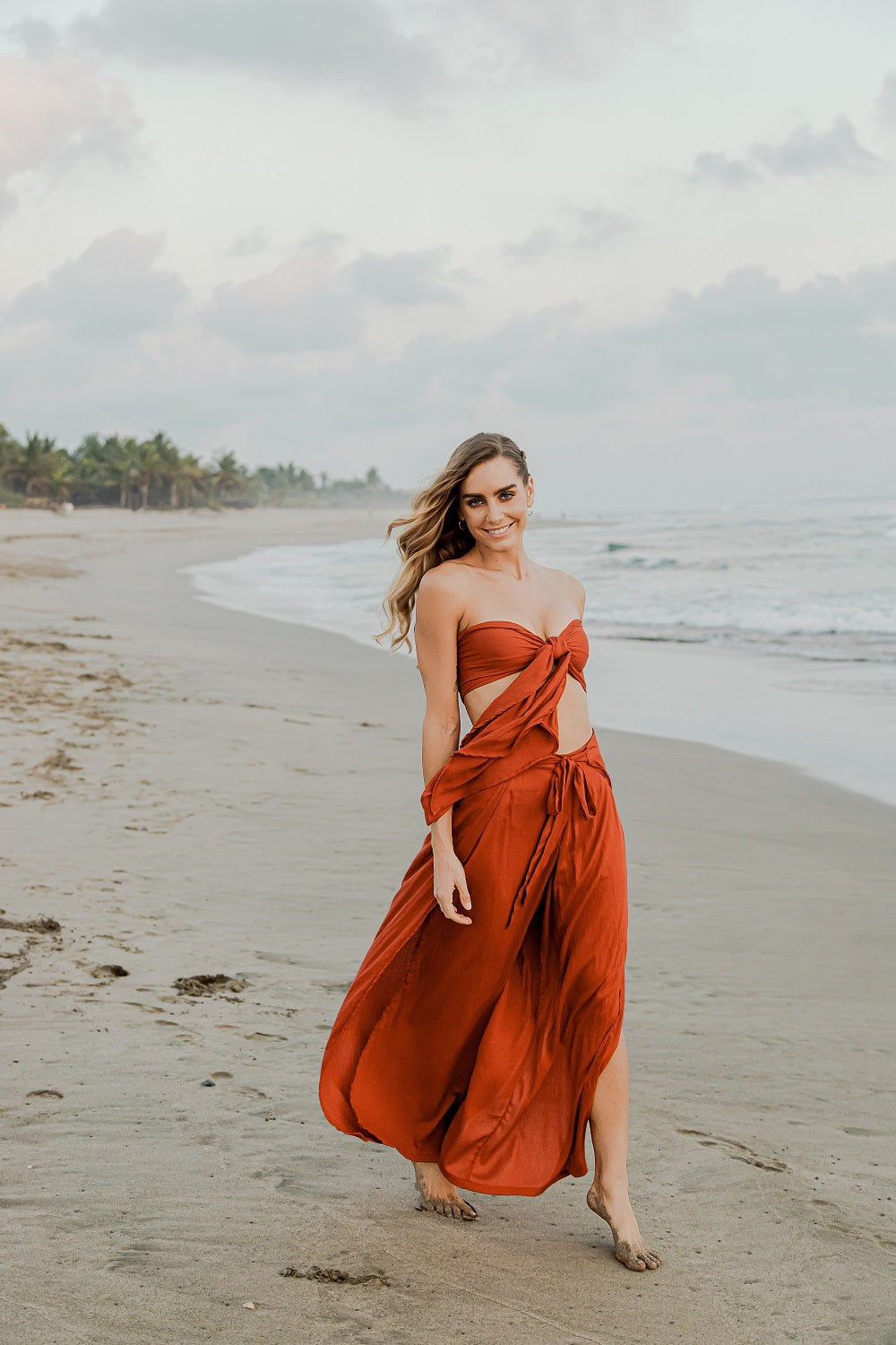 Beach outlet lady set Aria rust