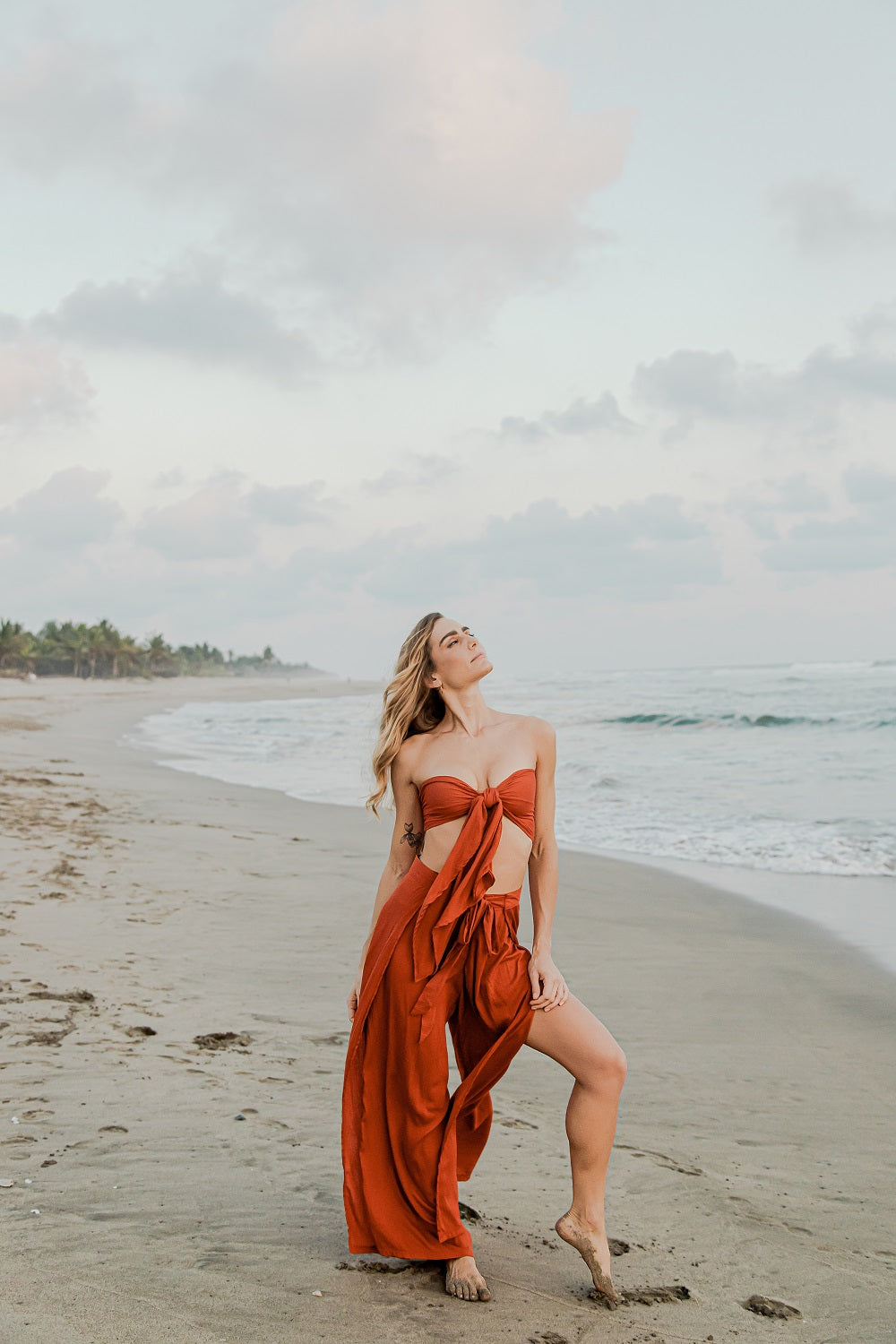 Beach outlet lady set Aria rust