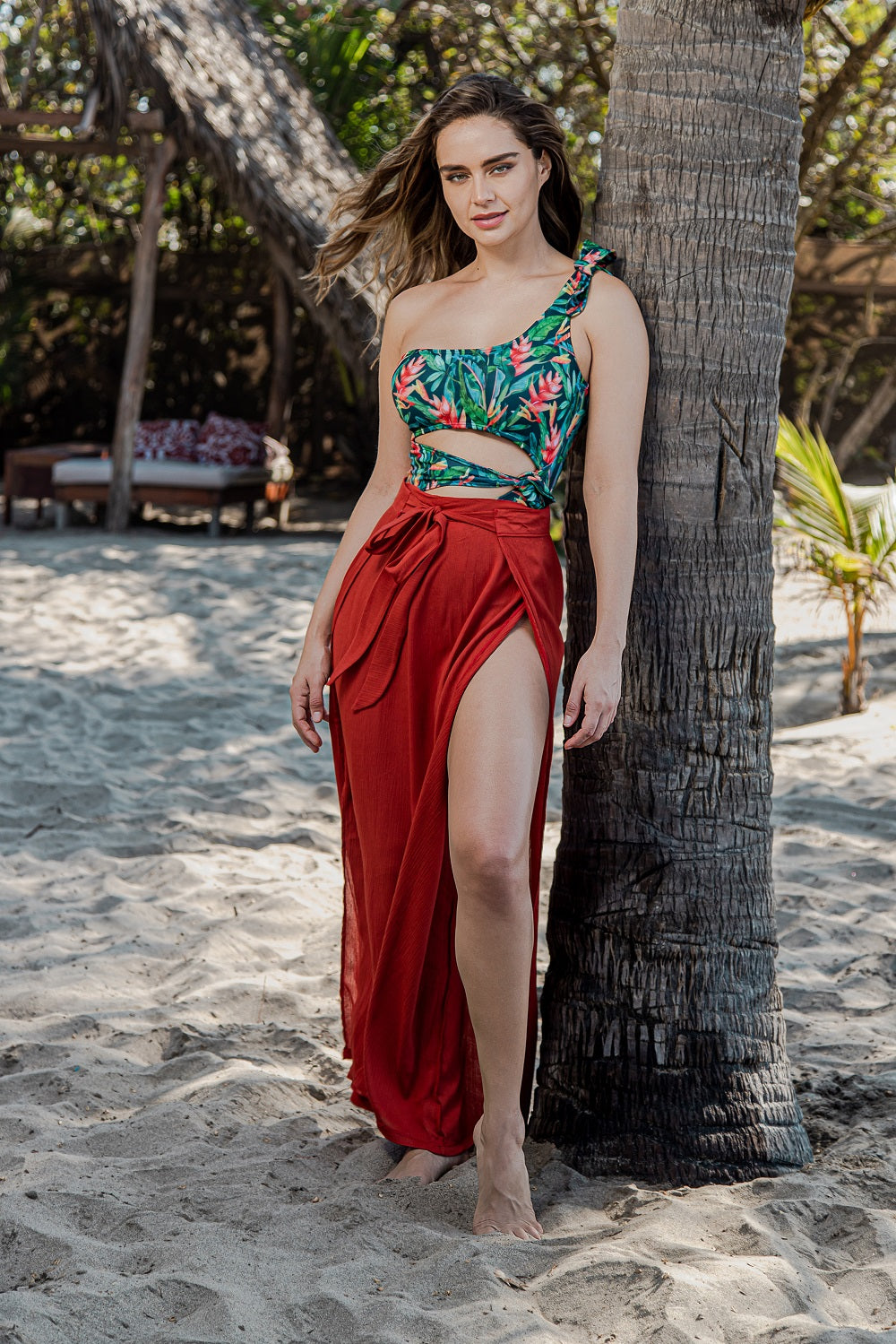 Beach outlet lady set Aria rust