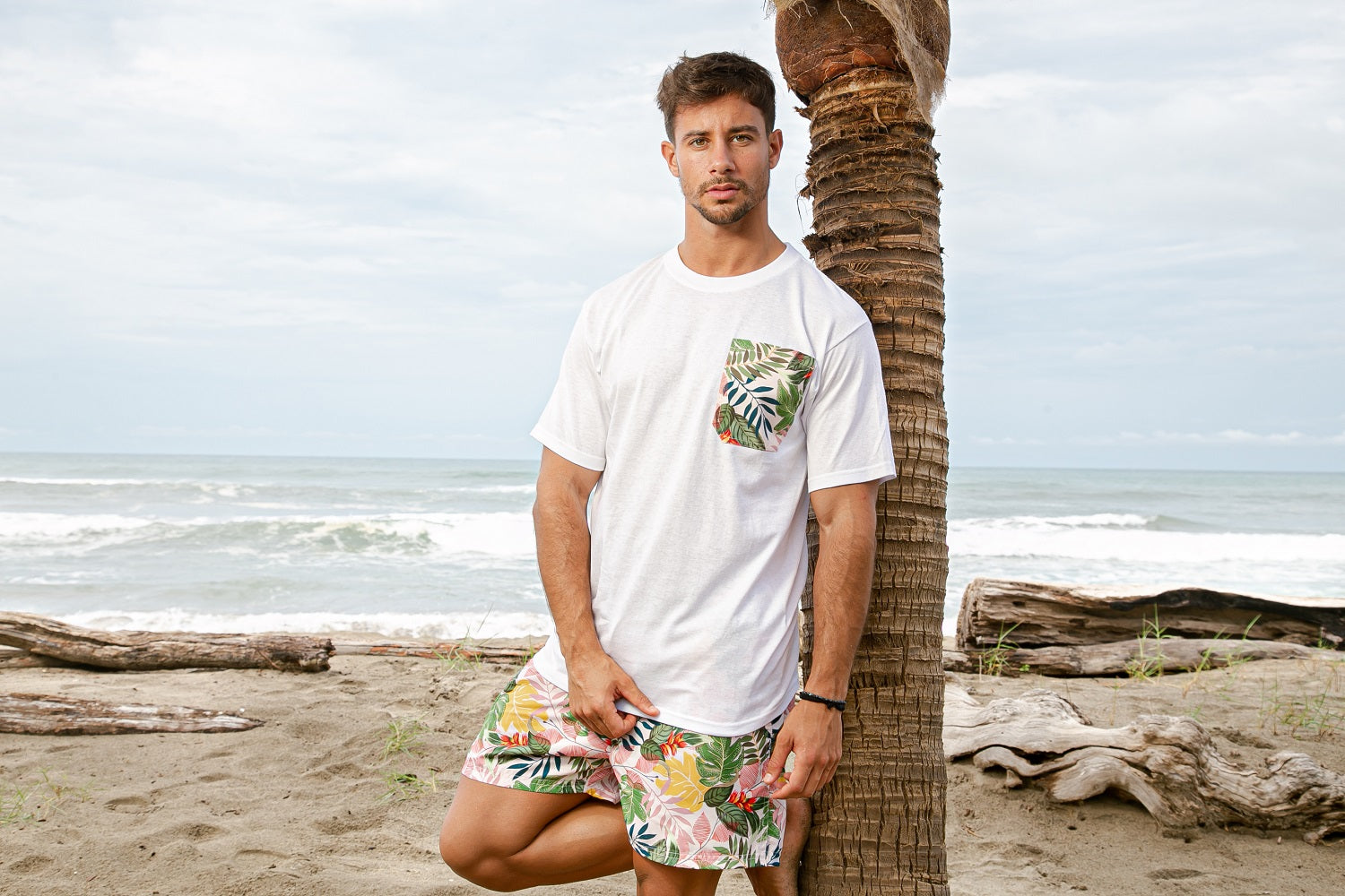 Playera personalizada caballero Tropicalia