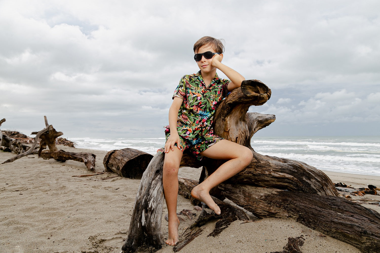 Paradise boy's resort shirt