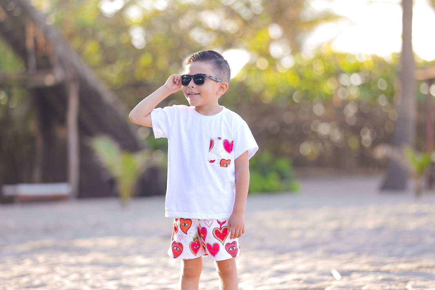 Playera personalizada niño Milagritos Mexicanos Blanco
