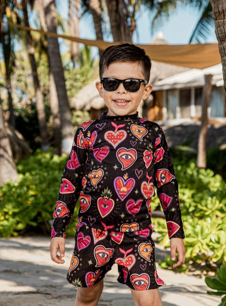 Rashguard boy Mexican Milagritos - The short is sold separately.