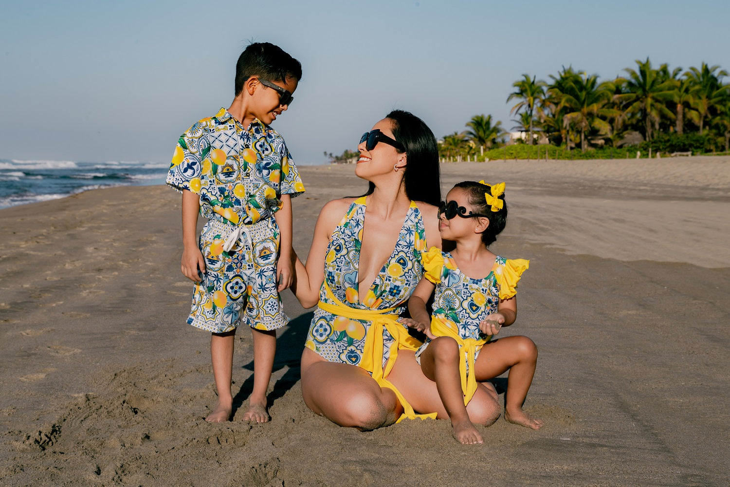 Tropical Talavera girl swimsuit