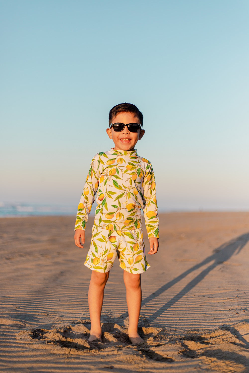 Positano short boy swimsuit - Rashguard is sold separately.