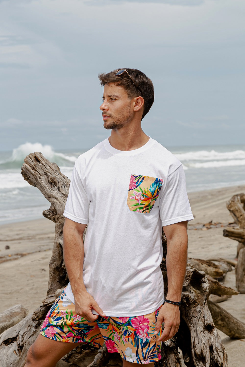 Playera personalizada caballero Aloha