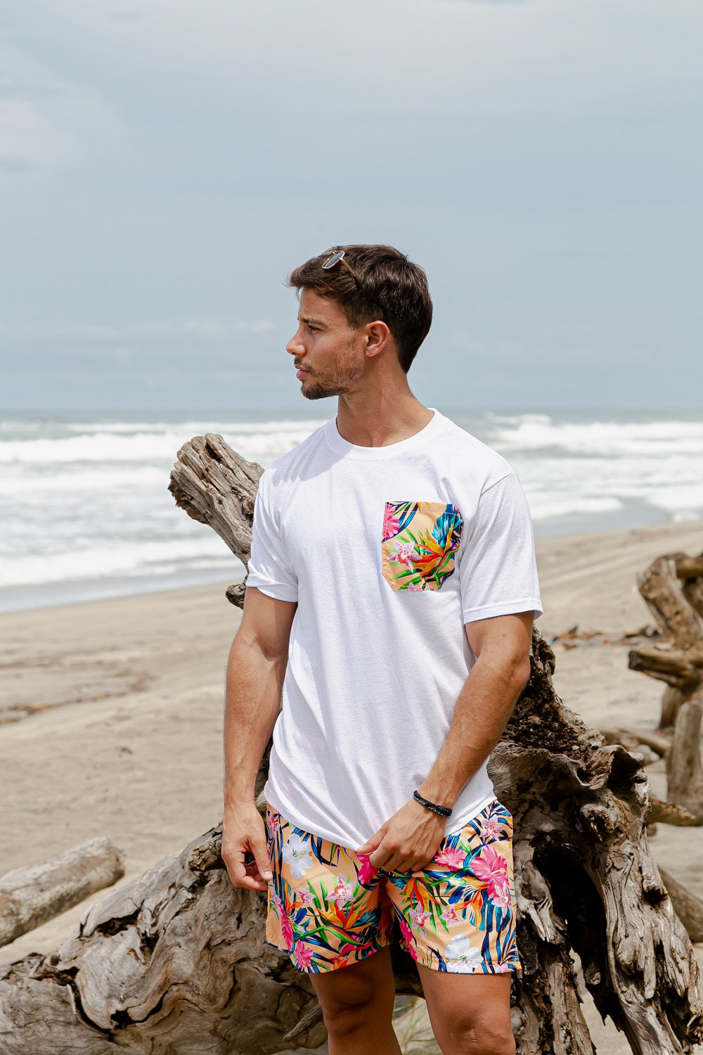 Playera personalizada caballero Aloha
