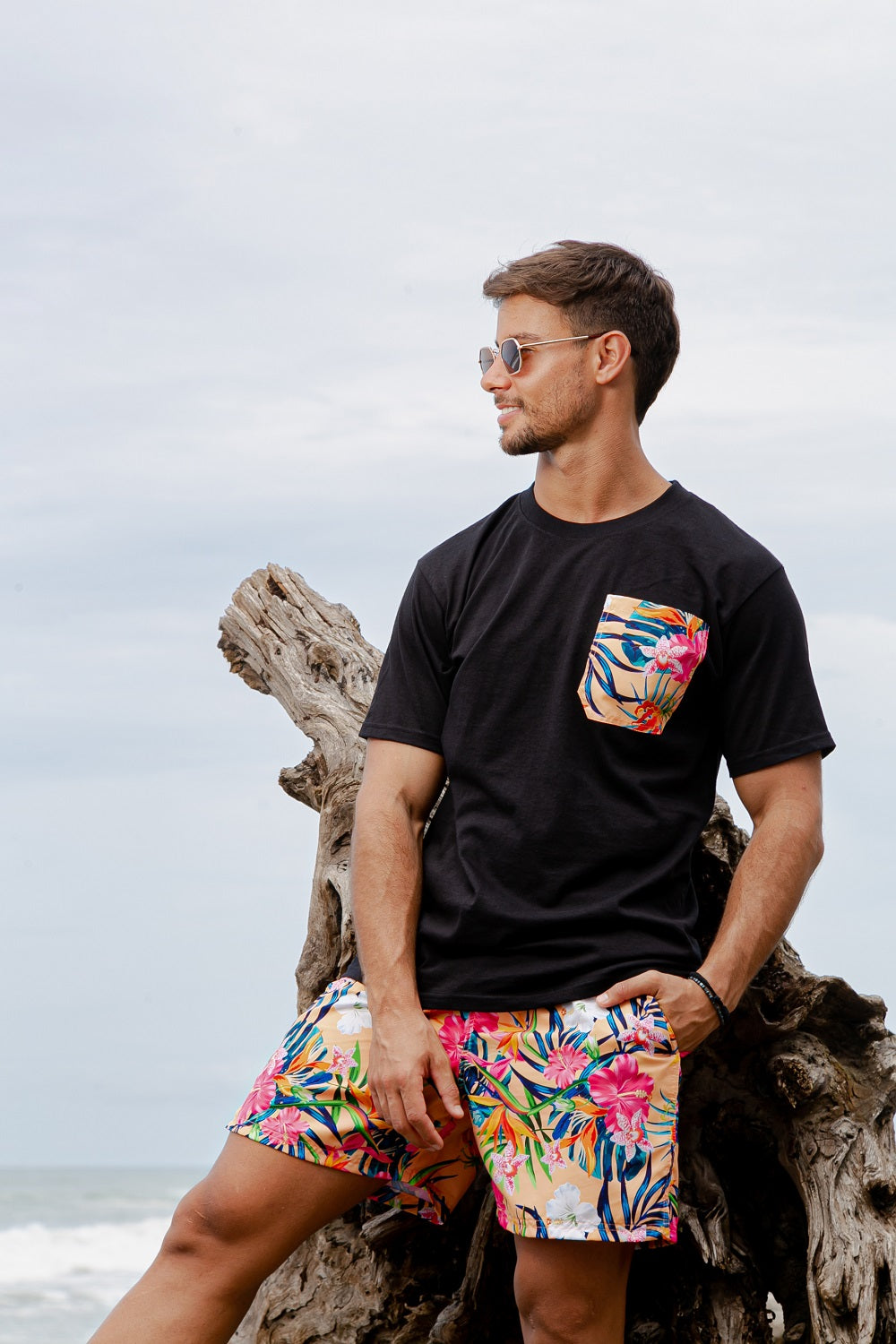 Playera personalizada caballero Aloha