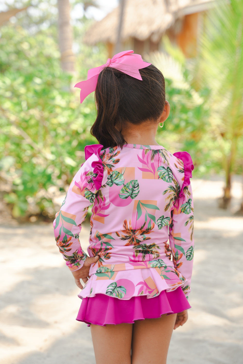 Cola De Sirena Niña Traje De Bau00f1o Niu00f1a Talavera Tropical