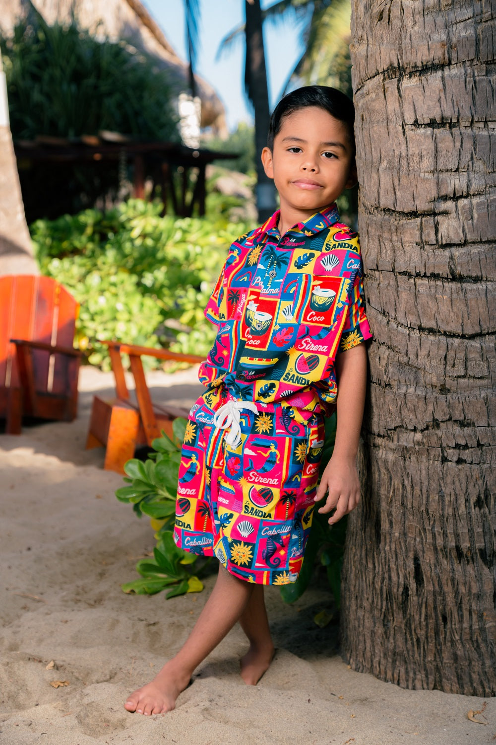 Camiseta de baño niño 2025